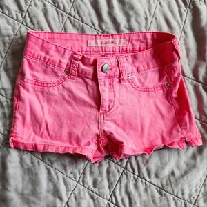 Girls Joe's Jeans Denim Shorts, Hot Pink, Size 8